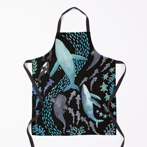 Item preview, Sharks Humpback Whales Orcas Turtles Ocean Play Print designed and sold by SAMANTHAGEDON.