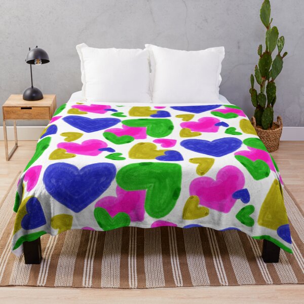 Item preview, Colorful Hearts - Hand-drawn designed and sold by Victoria Rose.