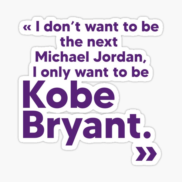 Item preview, Kobe Bryant quote designed and sold by sabinako.