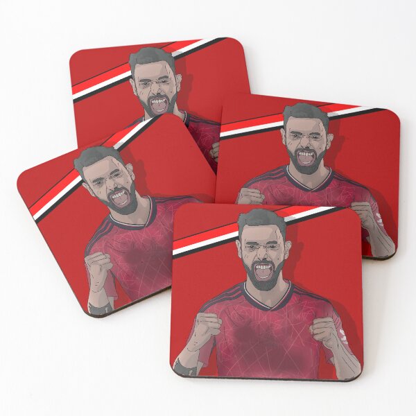 Item preview, Bruno Fernandes Man Utd captain drawing designed and sold by GrizzlyCollective.