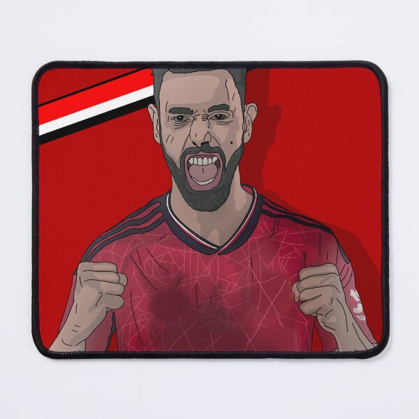 Item preview, Bruno Fernandes Man Utd captain drawing designed and sold by GrizzlyCollective.