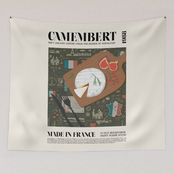 Item preview, Camembert Wall Art designed and sold by SurfolioPrints.