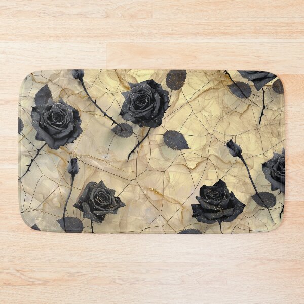 Item preview, Floral pattern - Black roses designed and sold by FlowersColorful.