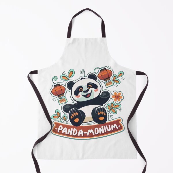 Item preview, Panda-monium - Playful Panda & Chinese Lanterns designed and sold by NiftyWrx.