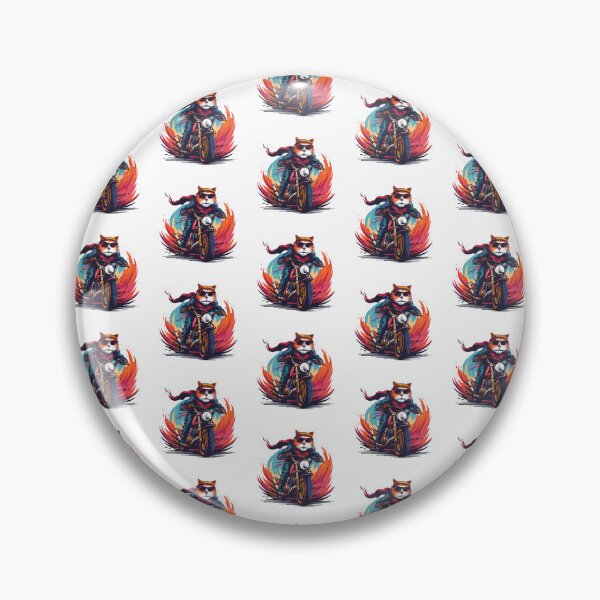 Item preview, Cats Riding Motorcycles designed and sold by PeelZinc.