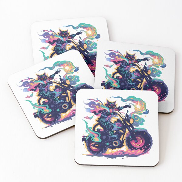 Item preview, Cats Riding Motorcycles designed and sold by PeelZinc.