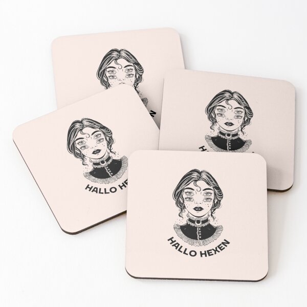 Item preview, Hallo Hexen | Pink Background designed and sold by RM-Journey.