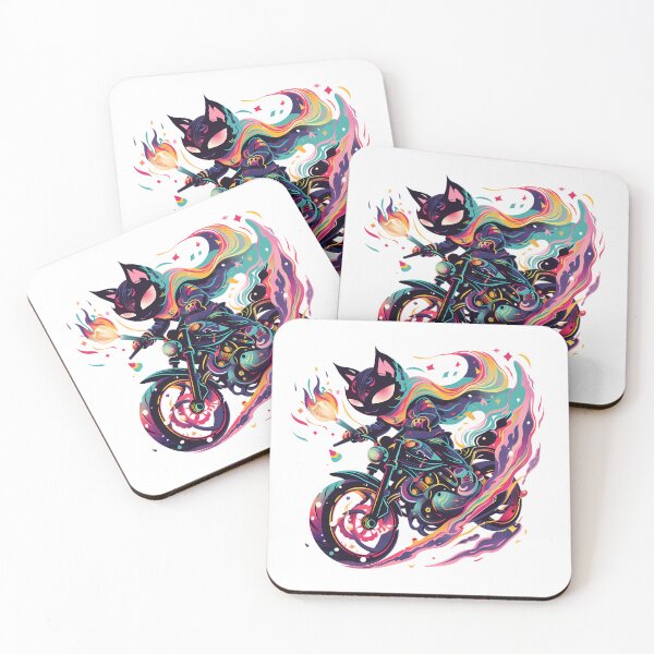 Item preview, Cats Riding Motorcycles designed and sold by PeelZinc.