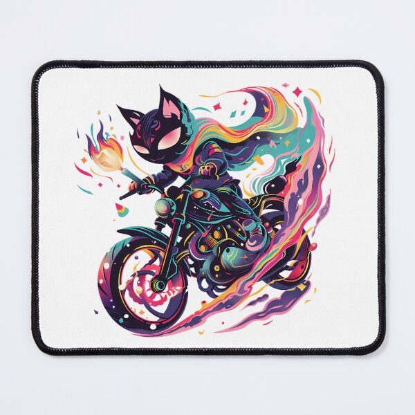 Item preview, Cats Riding Motorcycles designed and sold by PeelZinc.