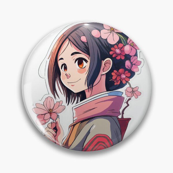 Item preview, Serene Anime Cherry Blossom Watercolor designed and sold by NiftyWrx.