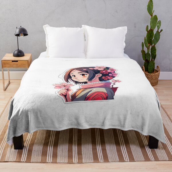 Item preview, Serene Anime Cherry Blossom Watercolor designed and sold by NiftyWrx.