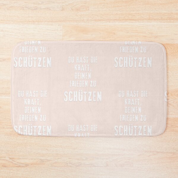 Item preview, Du hast die Kraft, deinen Frieden zu schützen | Pink Background designed and sold by RM-Journey.