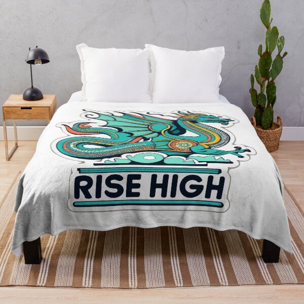 Item preview, Rise High - Traditional East Asian Dragon Art designed and sold by NiftyWrx.