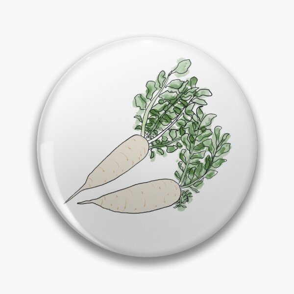 Item preview, White Radishes designed and sold by inkyhabit.
