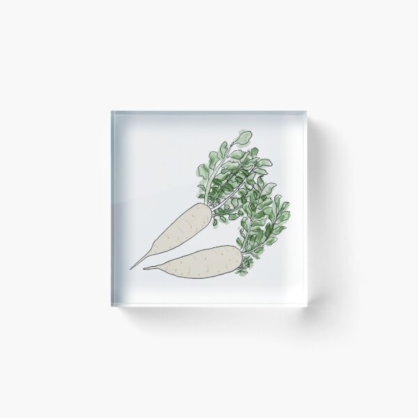 Item preview, White Radishes designed and sold by inkyhabit.