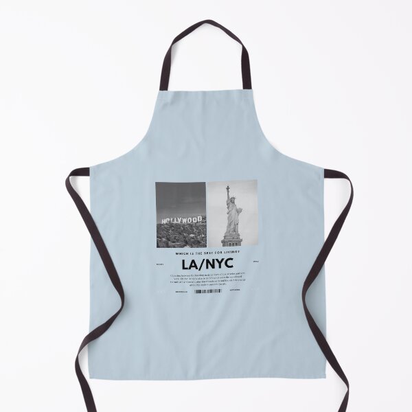 Item preview, Which Is the Best for Living? LA/NYC | Blue Background designed and sold by RM-Journey.