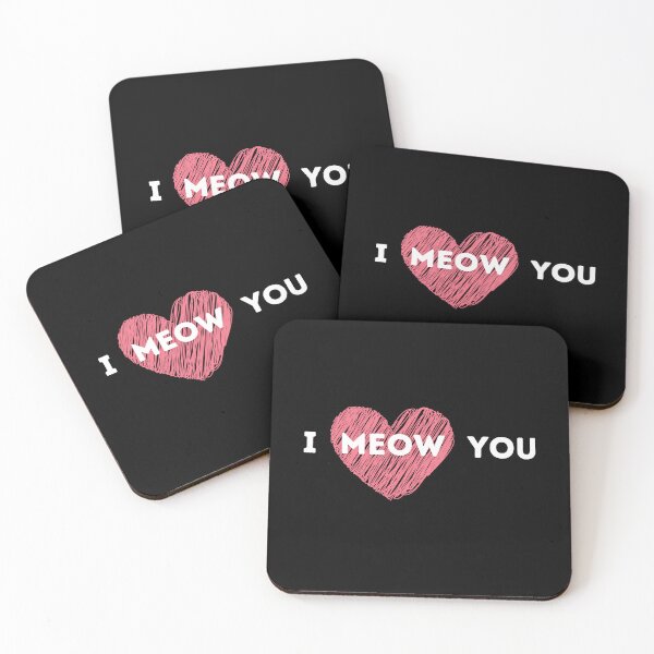 Item preview, Cat noises: I meow you - funny gifts for cat lovers designed and sold by alczar.
