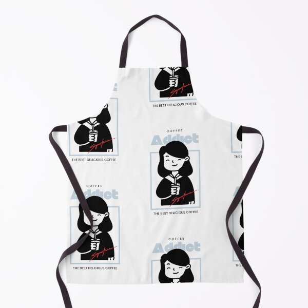 Item preview, Coffee Addict - THE BEST DELICIOUS COFFEE | White Background designed and sold by RM-Journey.