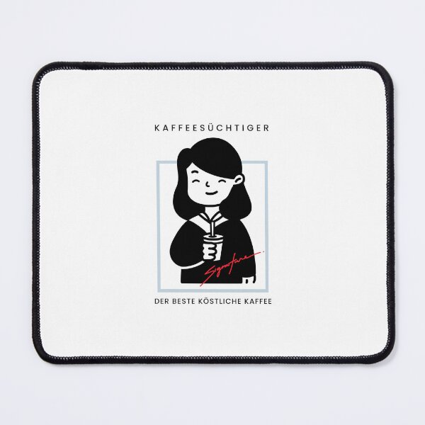 Item preview, Kaffeesüchtiger - DER BESTE KÖSTLICHE KAFFEE | White Background designed and sold by RM-Journey.