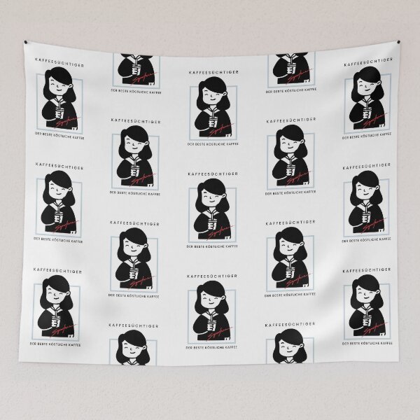 Item preview, Kaffeesüchtiger - DER BESTE KÖSTLICHE KAFFEE | White Background designed and sold by RM-Journey.