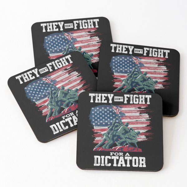 Item preview, Didn't Fight for a Dictator - American Armed Forces designed and sold by Evolved-LovinIt.