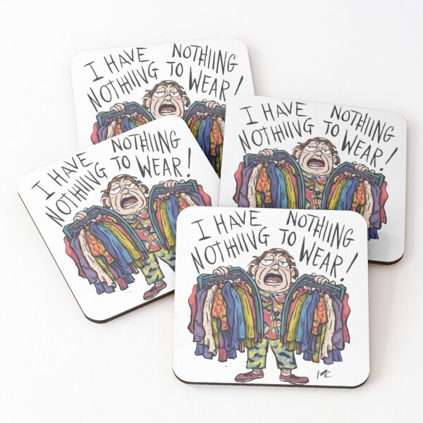 Item preview, I HAVE NOTHING TO WEAR FUNNY ART  designed and sold by Obinne.