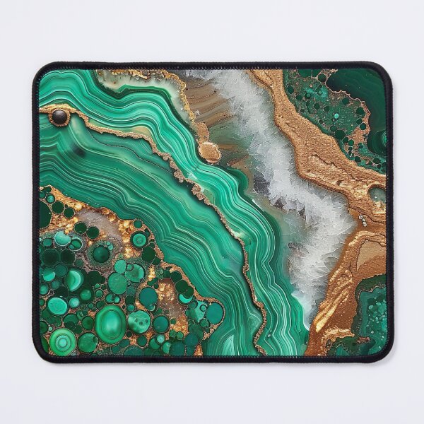 Item preview, Abstract Art Malachit Stone (Photo of Glitter Only - Not Reflective) designed and sold by fluffstuffgifts.