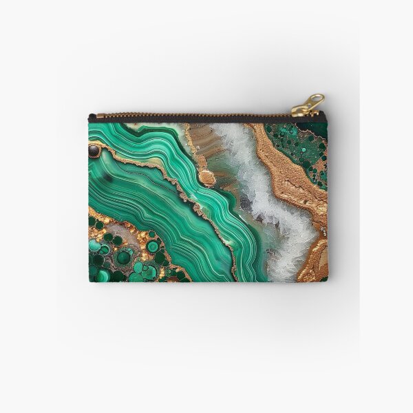 Item preview, Abstract Art Malachit Stone (Photo of Glitter Only - Not Reflective) designed and sold by fluffstuffgifts.