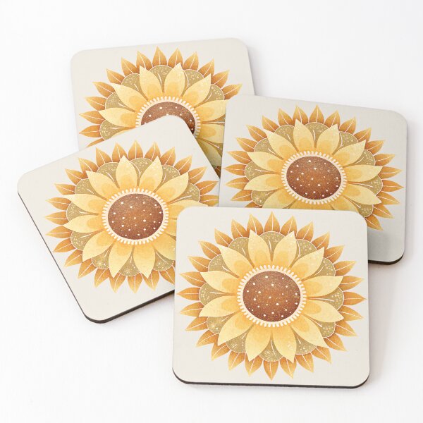 Item preview, Boho sunflower blossom designed and sold by patterncrow.