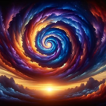 Artwork thumbnail, Cosmic Swirl by Sienna Hamilton-Katene