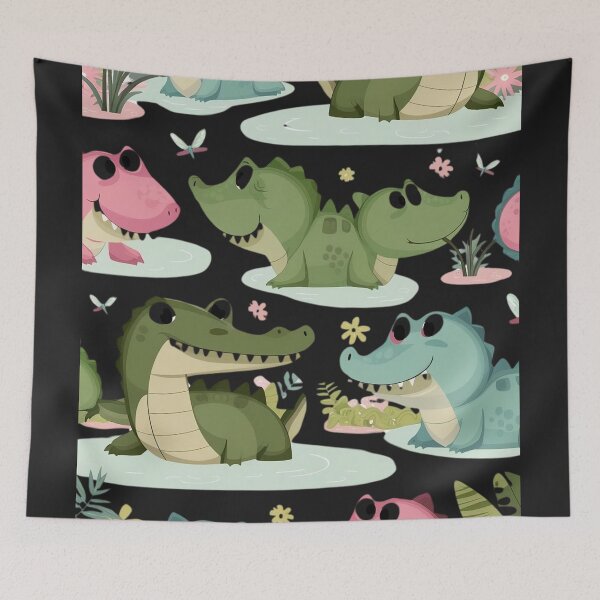 Item preview, Croccy winter herps croco never smile at a lok-dile crocodile designed and sold by DunuStore.