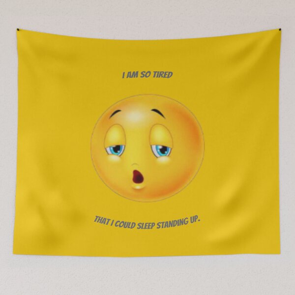 Item preview, I'm so tired I could sleep standing up. designed and sold by Collection de trésors .