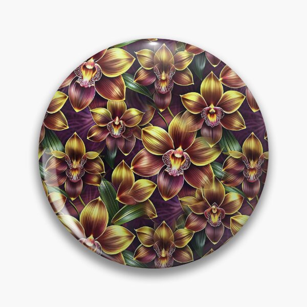 Item preview, Seamless Tropical Orchid Pattern Design designed and sold by Rostislav Bouda.