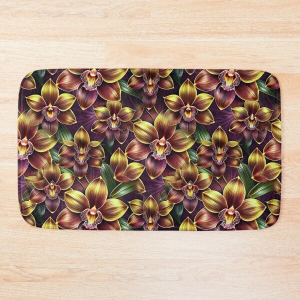 Item preview, Seamless Tropical Orchid Pattern Design designed and sold by Rostislav Bouda.