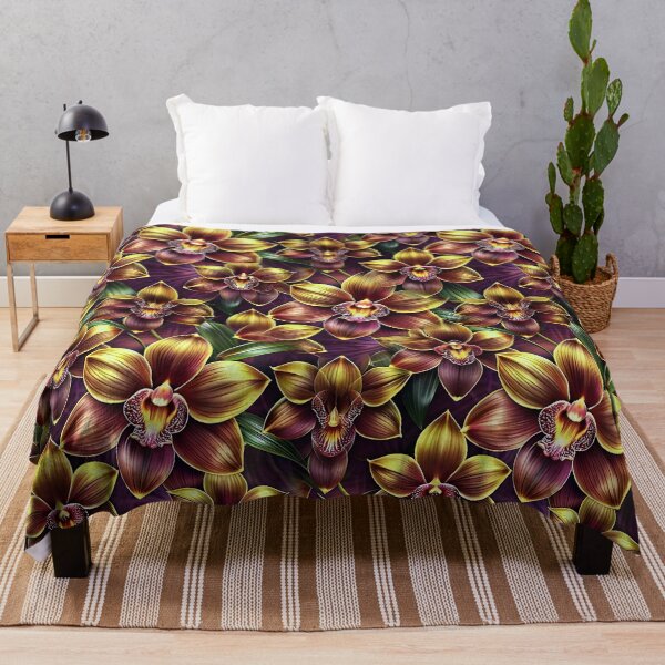 Item preview, Seamless Tropical Orchid Pattern Design designed and sold by Rostislav Bouda.