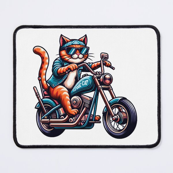 Item preview, Cats Riding Motorcycles designed and sold by PeelZinc.