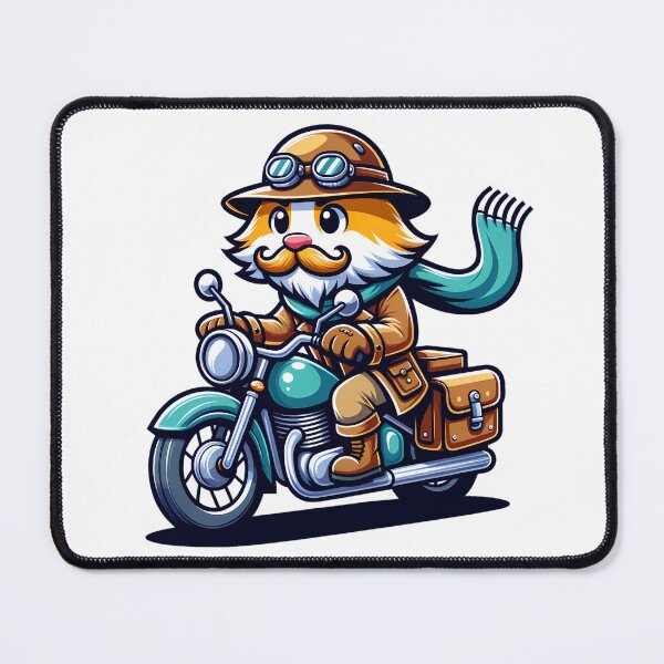 Item preview, Cats Riding Motorcycles designed and sold by PeelZinc.