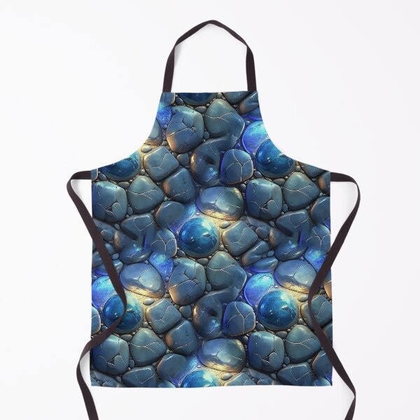 Item preview, Abstract Blue Spherical and Cracked Stone Pattern designed and sold by Rostislav Bouda.