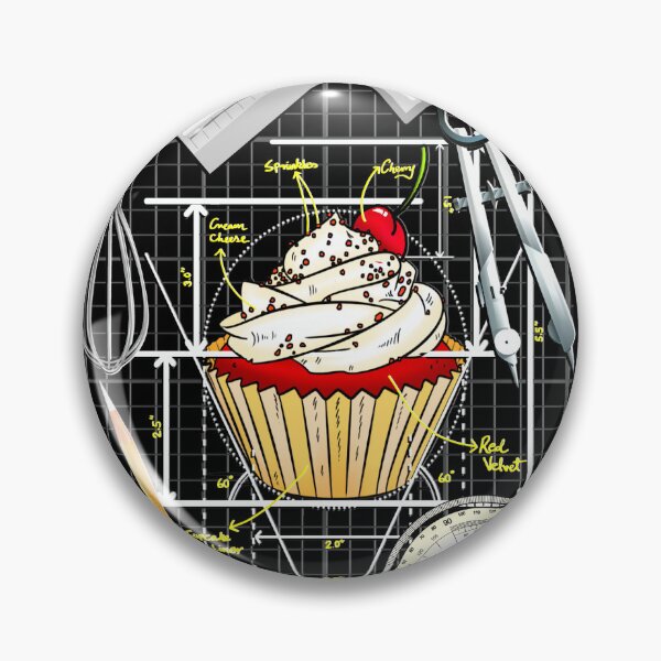 Item preview, For the love of Architecture and Baking - Cupcake design designed and sold by Roysdisturbia.