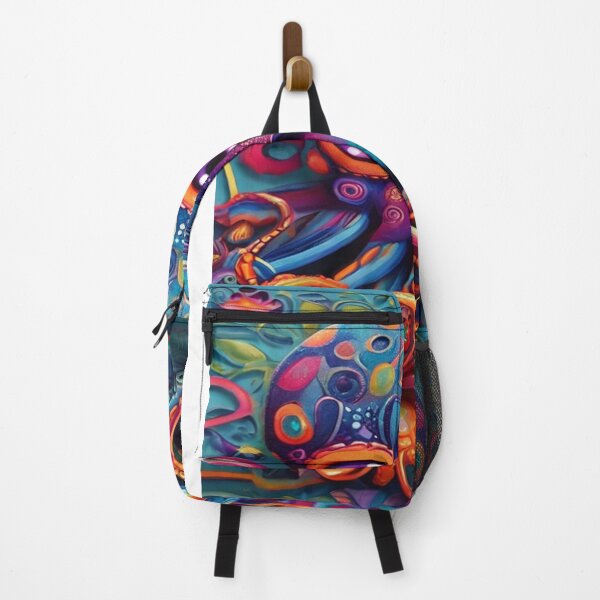 Item preview, Octopus Huichol art designed and sold by Atelier-Arcano.