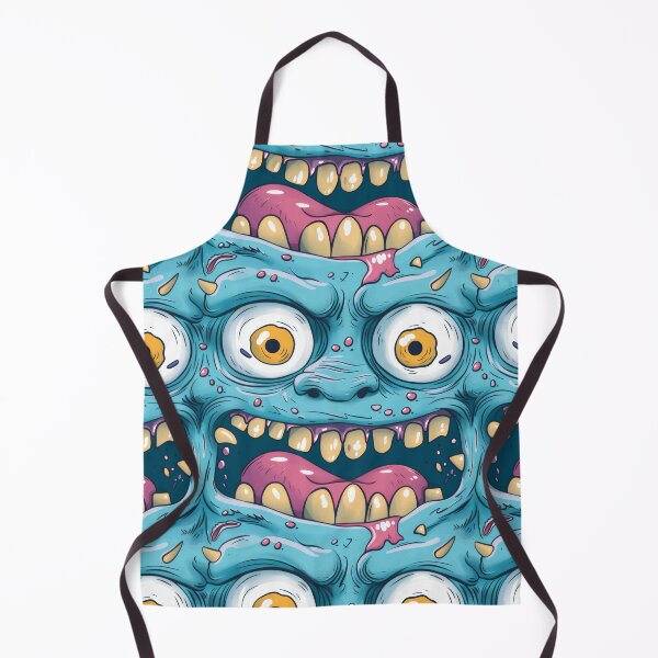 Item preview, Whimsical Blue Creature with a Wide Grin designed and sold by PICbyFemke.