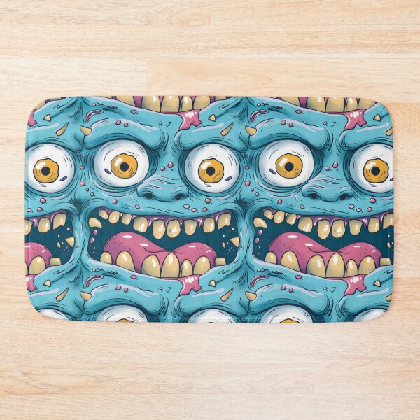 Item preview, Whimsical Blue Creature with a Wide Grin designed and sold by PICbyFemke.