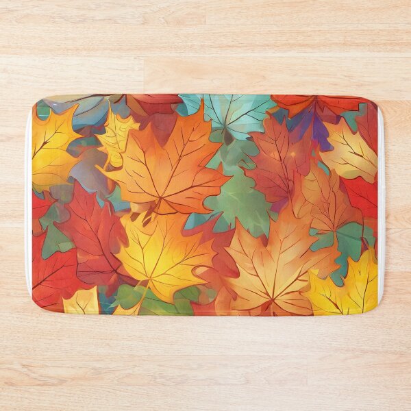 Item preview, background pattern maple leaves designed and sold by orthodox-icon.