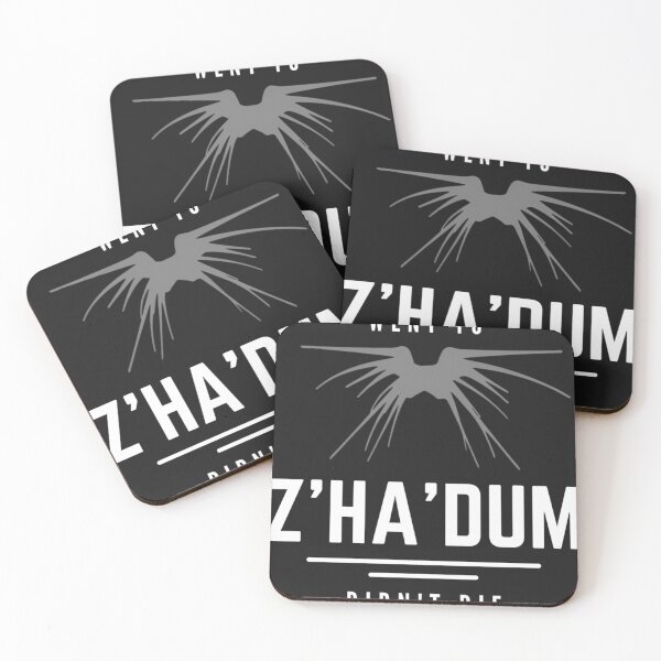 Item preview,  Went To Z'Ha'Dum - Didn'T Die - Shadow Ship - Black - Sci-Fi designed and sold by JustinMcCan.