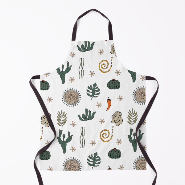 Item preview, Boho style pattern with plants and abstract elements designed and sold by Oleksandra Yurchenko.