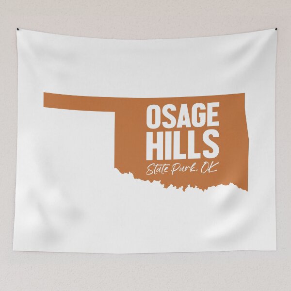Item preview, Osage Hills State Park Oklahoma Map designed and sold by bivenart.