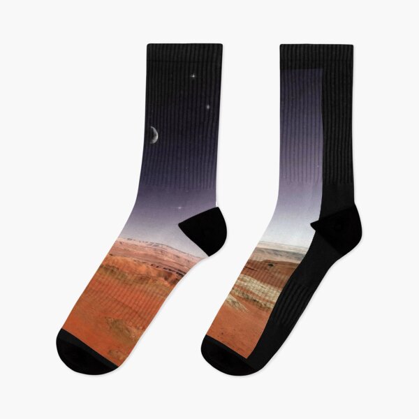 Item preview, Fantasy Art Mars surface with shady space and Earth design designed and sold by Jt41.