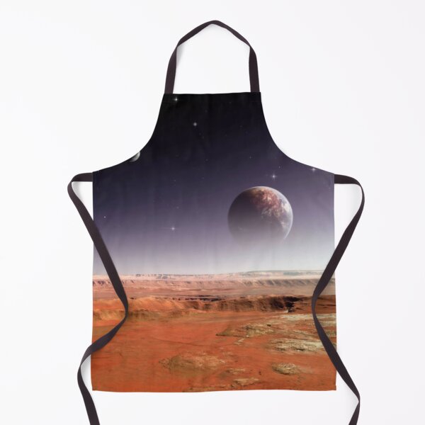 Item preview, Fantasy Art Mars surface with shady space and Earth design designed and sold by Jt41.