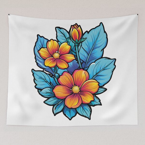 Item preview, Colorful Flora: An explosion of colors designed and sold by Ink-Kreativ.