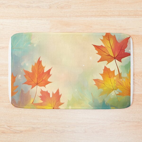 Item preview, background pattern maple leaves pastel designed and sold by orthodox-icon.